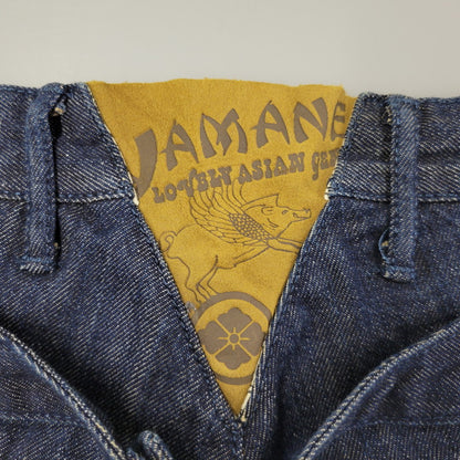 【中古品】【メンズ】 YAMANE ヤマネ シンチバック ピカソ DENIM PANTS デニムパンツ 156-260405-kh-08-izu サイズ：36×36 カラー：インディゴ 万代Net店