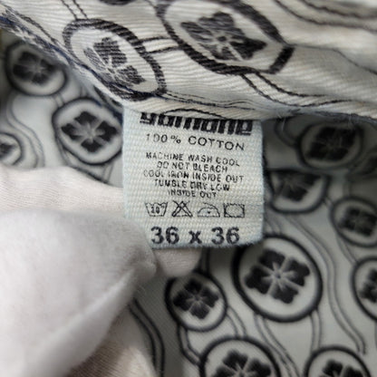 【中古品】【メンズ】 YAMANE ヤマネ シンチバック ピカソ DENIM PANTS デニムパンツ 156-260405-kh-08-izu サイズ：36×36 カラー：インディゴ 万代Net店