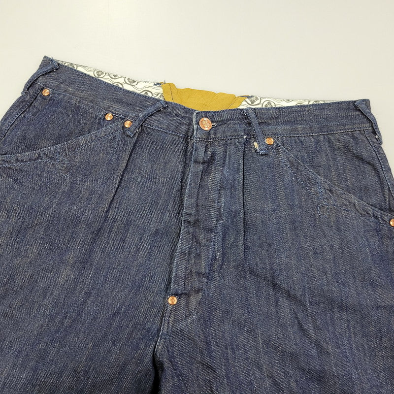 【中古品】【メンズ】 YAMANE ヤマネ シンチバック ピカソ DENIM PANTS デニムパンツ 156-260405-kh-08-izu サイズ：36×36 カラー：インディゴ 万代Net店