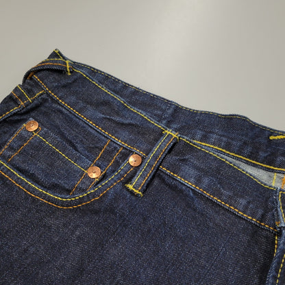 【中古品】【メンズ】 EVISU エヴィス MANY POCKETS DENIM PANTS メニーポケット デニムパンツ シンチバック 大黒×戎 ジーンズ 156-260405-as-12-izu サイズ：40 カラー：インディゴ 万代Net店