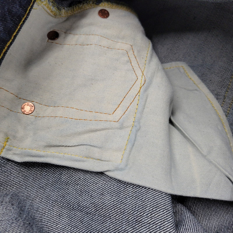 【中古品】【メンズ】 EVISU エヴィス MANY POCKETS DENIM PANTS メニーポケット デニムパンツ シンチバック 大黒×戎 ジーンズ 156-260405-as-12-izu サイズ：40 カラー：インディゴ 万代Net店