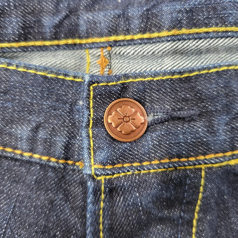 【中古品】【メンズ】 EVISU エヴィス MANY POCKETS DENIM PANTS メニーポケット デニムパンツ シンチバック 大黒×戎 ジーンズ 156-260405-as-12-izu サイズ：40 カラー：インディゴ 万代Net店