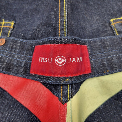 【中古品】【メンズ】 EVISU エヴィス MANY POCKETS DENIM PANTS メニーポケット デニムパンツ シンチバック 大黒×戎 ジーンズ 156-260405-as-12-izu サイズ：40 カラー：インディゴ 万代Net店