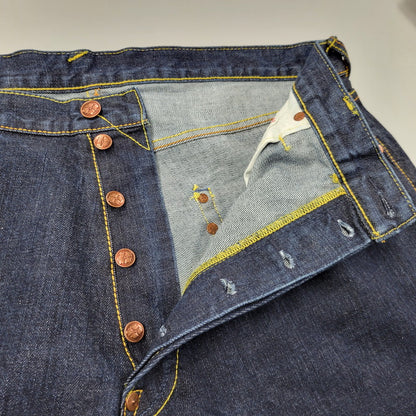 【中古品】【メンズ】 EVISU エヴィス MANY POCKETS DENIM PANTS メニーポケット デニムパンツ シンチバック 大黒×戎 ジーンズ 156-260405-as-12-izu サイズ：40 カラー：インディゴ 万代Net店