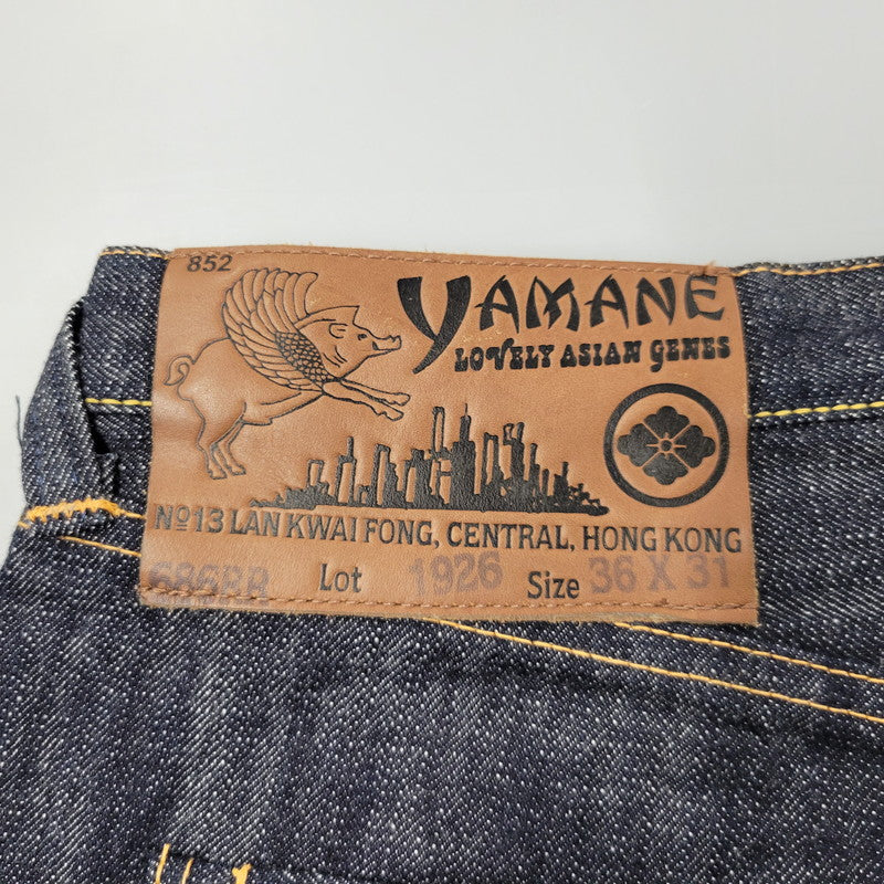 【中古美品】【メンズ】 YAMANE ヤマネ 686RR DENIM PANTS LOT1926 デニムパンツ ジーンズ ボトムス 156-260405-as-14-izu サイズ：36×31 カラー：インディゴ 万代Net店