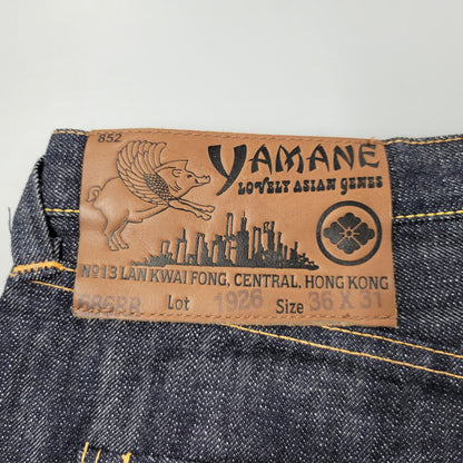 【中古美品】【メンズ】 YAMANE ヤマネ 686RR DENIM PANTS LOT1926 デニムパンツ ジーンズ ボトムス 156-260405-as-14-izu サイズ：36×31 カラー：インディゴ 万代Net店