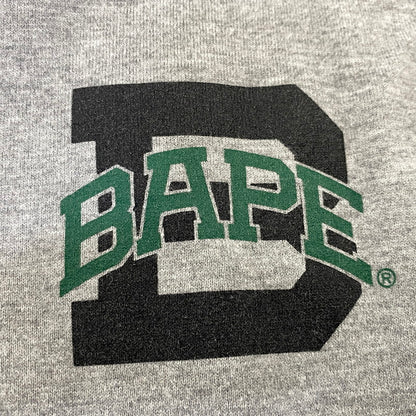 【中古品】【メンズ】 A BATHING APE アベイシングエイプ 00’S HENRYNECK S S TEE ヘンリーネック ショートスリーブ Tシャツ トップス 半袖 142-260712-ya-12-izu サイズ：L カラー：グレー 万代Net店