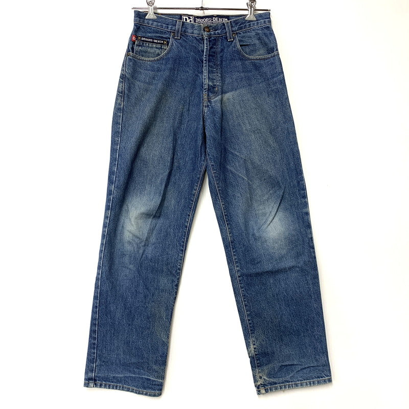 【中古品】【メンズ】 DROORS DENIM ドロアーズデニム BAGGY DENIM PANTS バギー デニム パンツ ボトムス 153-260408-kh-13-izu サイズ：30×32 カラー：インディゴ 万代Net店