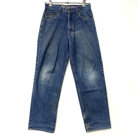 【中古品】【メンズ】 DROORS DENIM ドロアーズデニム BAGGY DENIM PANTS バギー デニム パンツ ボトムス 153-260408-kh-13-izu サイズ：30×32 カラー：インディゴ 万代Net店