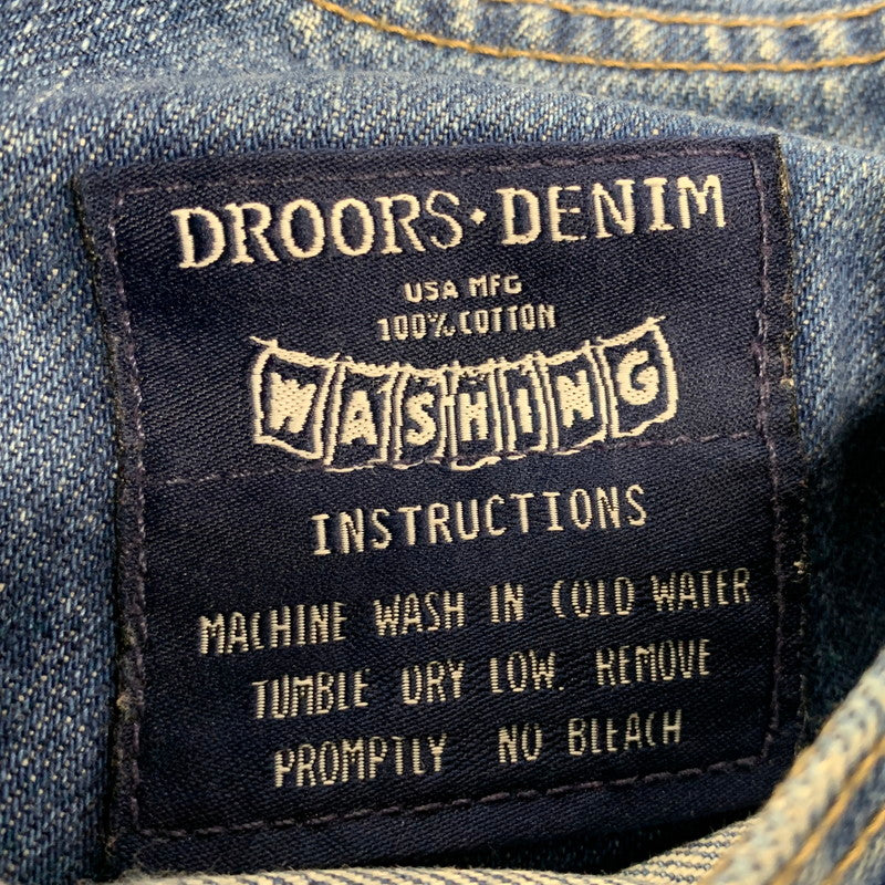 【中古品】【メンズ】 DROORS DENIM ドロアーズデニム BAGGY DENIM PANTS バギー デニム パンツ ボトムス 153-260408-kh-13-izu サイズ：30×32 カラー：インディゴ 万代Net店