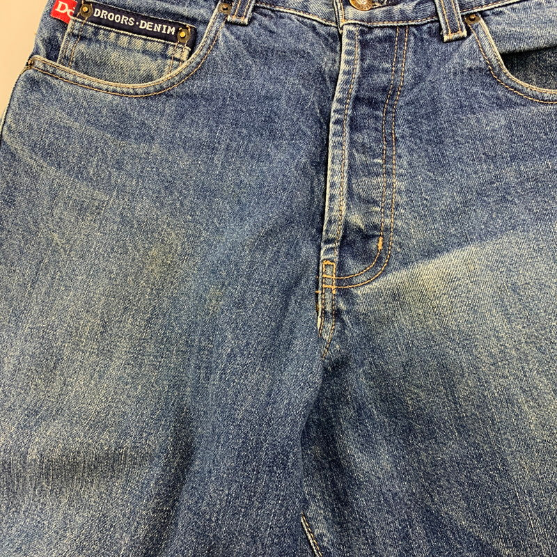 【中古品】【メンズ】 DROORS DENIM ドロアーズデニム BAGGY DENIM PANTS バギー デニム パンツ ボトムス 153-260408-kh-13-izu サイズ：30×32 カラー：インディゴ 万代Net店