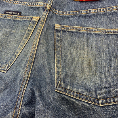 【中古品】【メンズ】 DROORS DENIM ドロアーズデニム BAGGY DENIM PANTS バギー デニム パンツ ボトムス 153-260408-kh-13-izu サイズ：30×32 カラー：インディゴ 万代Net店