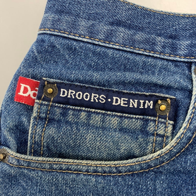 【中古品】【メンズ】 DROORS DENIM ドロアーズデニム BAGGY DENIM PANTS バギー デニム パンツ ボトムス 153-260408-kh-13-izu サイズ：30×32 カラー：インディゴ 万代Net店