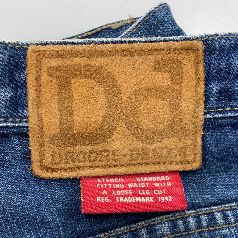 【中古品】【メンズ】 DROORS DENIM ドロアーズデニム BAGGY DENIM PANTS バギー デニム パンツ ボトムス 153-260408-kh-13-izu サイズ：30×32 カラー：インディゴ 万代Net店