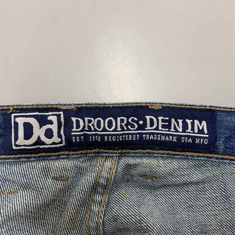 【中古品】【メンズ】 DROORS DENIM ドロアーズデニム BAGGY DENIM PANTS バギー デニム パンツ ボトムス 153-260408-kh-13-izu サイズ：30×32 カラー：インディゴ 万代Net店