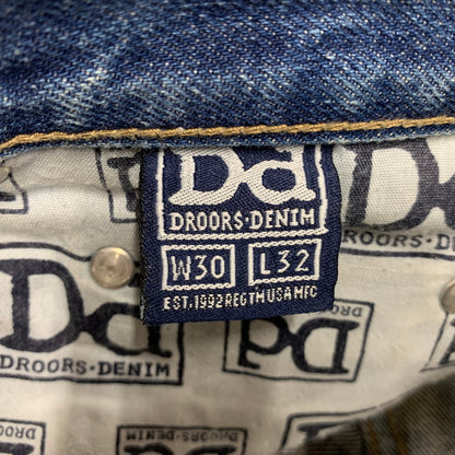 【中古品】【メンズ】 DROORS DENIM ドロアーズデニム BAGGY DENIM PANTS バギー デニム パンツ ボトムス 153-260408-kh-13-izu サイズ：30×32 カラー：インディゴ 万代Net店