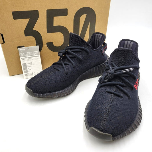 【中古品】【メンズ】 adidas アディダス YEEZY BOOST 350 V2 CP9652 イージー ブースト 350 V2 スニーカー シューズ 靴 161-260405-as-29-izu サイズ：27.5cm カラー：CBLACK/CBLACK/RED 万代Net店