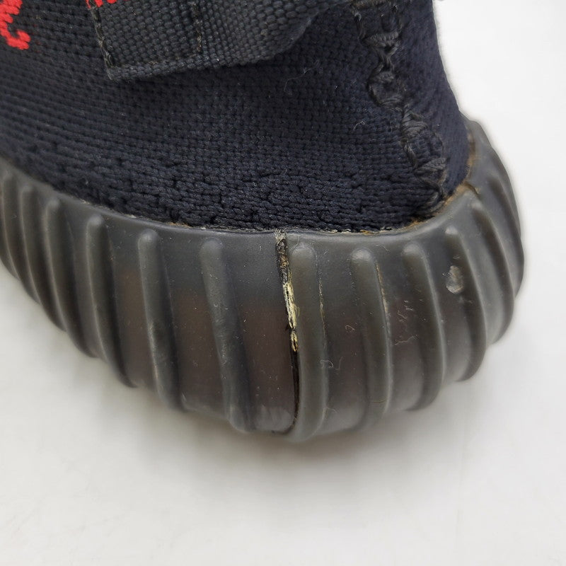 【中古品】【メンズ】 YEEZY BOOST 350 V2 CP9652 イージー ブースト 350 V2 スニーカー シューズ 靴 161-260405-as-29-izu サイズ：27.5cm カラー：CBLACK/CBLACK/RED 万代Net店