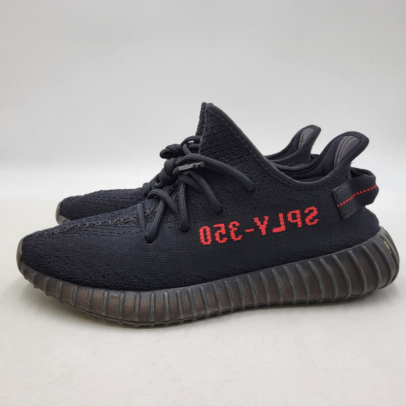 【中古品】【メンズ】 YEEZY BOOST 350 V2 CP9652 イージー ブースト 350 V2 スニーカー シューズ 靴 161-260405-as-29-izu サイズ：27.5cm カラー：CBLACK/CBLACK/RED 万代Net店