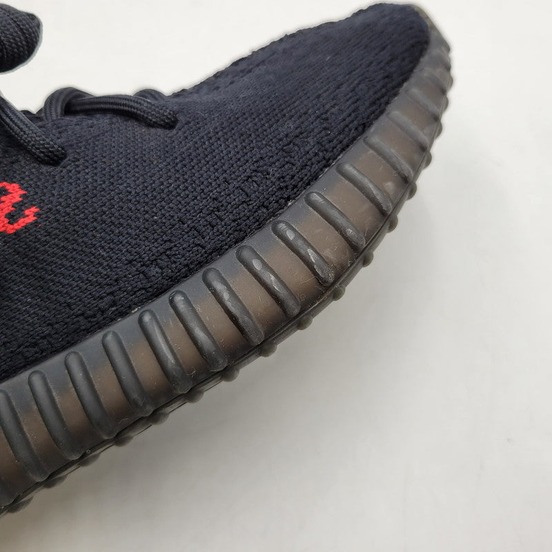 【中古品】【メンズ】 YEEZY BOOST 350 V2 CP9652 イージー ブースト 350 V2 スニーカー シューズ 靴 161-260405-as-29-izu サイズ：27.5cm カラー：CBLACK/CBLACK/RED 万代Net店