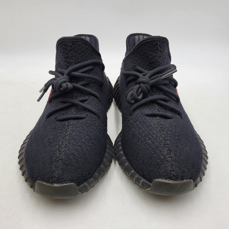 【中古品】【メンズ】 YEEZY BOOST 350 V2 CP9652 イージー ブースト 350 V2 スニーカー シューズ 靴 161-260405-as-29-izu サイズ：27.5cm カラー：CBLACK/CBLACK/RED 万代Net店