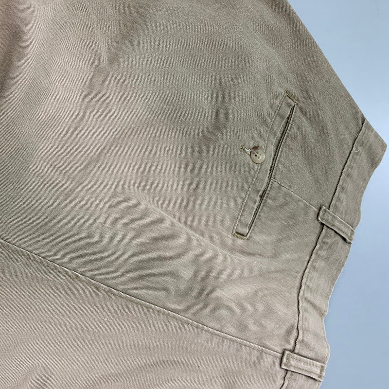【中古品】【メンズ】 Polo by Ralph Lauren ポロバイラルフローレン USA製 90S 2-TUCK タック CHINO PANTS チノ パンツ ズボン ボトムス 157-260407-ya-03-izu サイズ：38×36 カラー：BEIGE 万代Net店