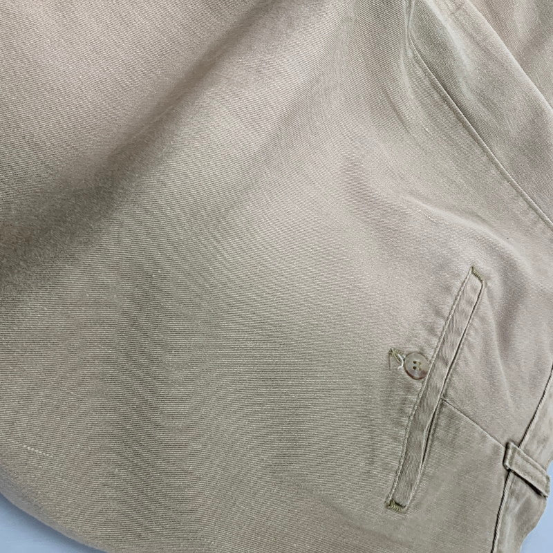 【中古品】【メンズ】 Polo by Ralph Lauren ポロバイラルフローレン USA製 90S 2-TUCK タック CHINO PANTS チノ パンツ ズボン ボトムス 157-260407-ya-03-izu サイズ：38×36 カラー：BEIGE 万代Net店