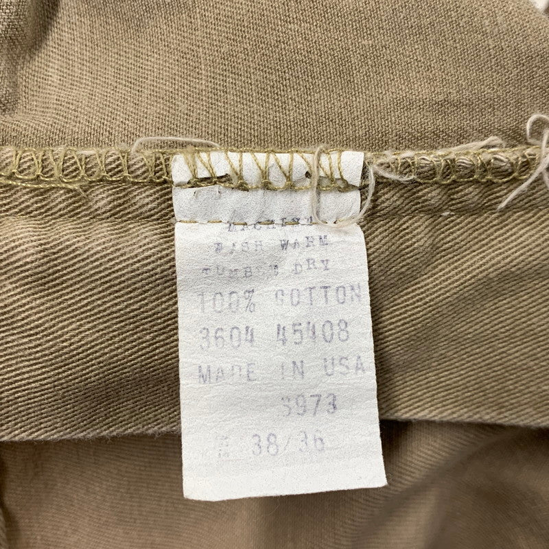【中古品】【メンズ】 Polo by Ralph Lauren ポロバイラルフローレン USA製 90S 2-TUCK タック CHINO PANTS チノ パンツ ズボン ボトムス 157-260407-ya-03-izu サイズ：38×36 カラー：BEIGE 万代Net店