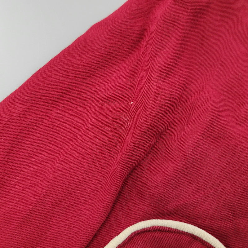 【中古品】【メンズ】 MONTGOMERY WARD モンゴメリーワード 101 馬タグ WESTERN SHIRT ウエスタン シャツ トップス 146-260405-kh-07-izu サイズ：L カラー：レッド 万代Net店