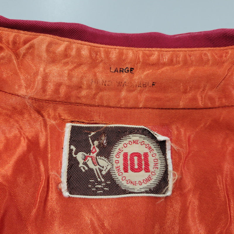 【中古品】【メンズ】 MONTGOMERY WARD モンゴメリーワード 101 馬タグ WESTERN SHIRT ウエスタン シャツ トップス 146-260405-kh-07-izu サイズ：L カラー：レッド 万代Net店
