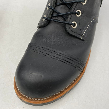 【中古品】【メンズ/レディース】 RED WING レッドウィング IRON RANGER 8084 アイアンレンジャー ブーツ シューズ 靴 164-260405-as-10-izu サイズ：26cm カラー：ブラック 万代Net店
