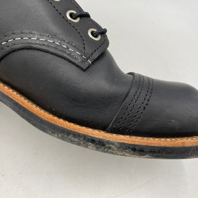 【中古品】【メンズ/レディース】 RED WING レッドウィング IRON RANGER 8084 アイアンレンジャー ブーツ シューズ 靴 164-260405-as-10-izu サイズ：26cm カラー：ブラック 万代Net店