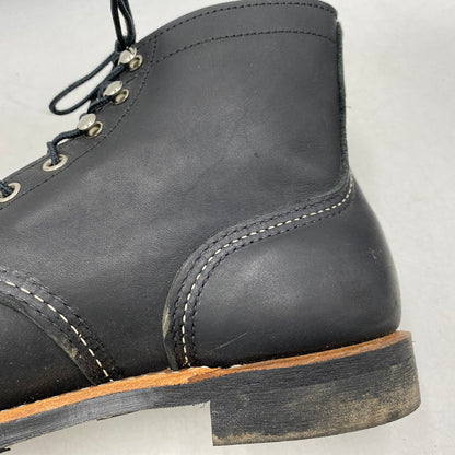 【中古品】【メンズ/レディース】 RED WING レッドウィング IRON RANGER 8084 アイアンレンジャー ブーツ シューズ 靴 164-260405-as-10-izu サイズ：26cm カラー：ブラック 万代Net店