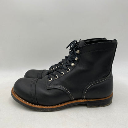 【中古品】【メンズ/レディース】 RED WING レッドウィング IRON RANGER 8084 アイアンレンジャー ブーツ シューズ 靴 164-260405-as-10-izu サイズ：26cm カラー：ブラック 万代Net店