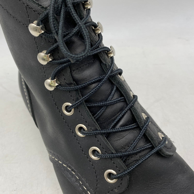 【中古品】【メンズ/レディース】 RED WING レッドウィング IRON RANGER 8084 アイアンレンジャー ブーツ シューズ 靴 164-260405-as-10-izu サイズ：26cm カラー：ブラック 万代Net店