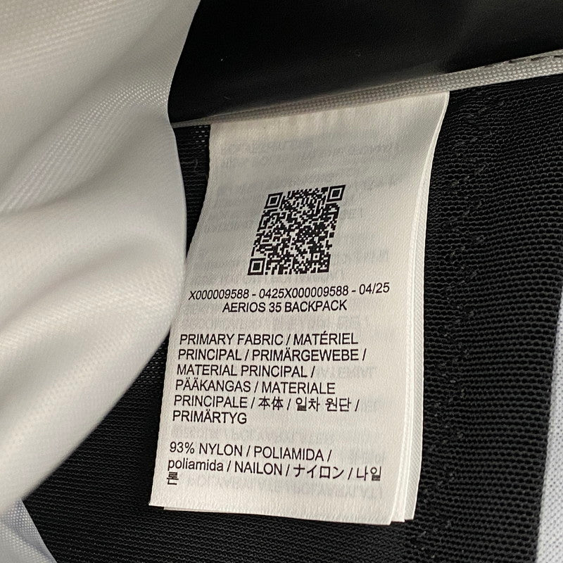 【中古品】【メンズ/レディース】 ARC'TERYX アークテリクス AERIOS 35 BACKPACK X000009588 エアリオス 35 バックパック リュック バッグ カバン 鞄 188-260405-as-04-izu カラー：ブラック 万代Net店