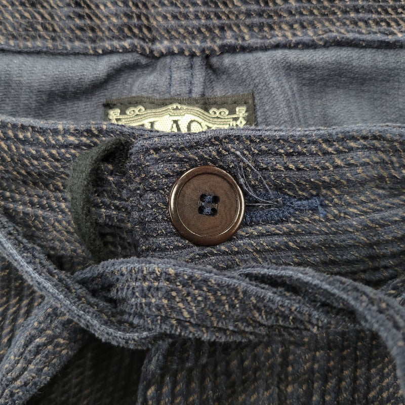 【中古品】【メンズ】 BLACK SIGN ブラックサイン BSFP-25510 RIPPLE CORD FIELD TROUSERS リプルコード フィールド トラウザース ボトムス パンツ 156-260407-kh-08-izu サイズ：XL カラー：ネイビー 万代Net店