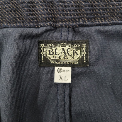 【中古品】【メンズ】 BLACK SIGN ブラックサイン BSFP-25510 RIPPLE CORD FIELD TROUSERS リプルコード フィールド トラウザース ボトムス パンツ 156-260407-kh-08-izu サイズ：XL カラー：ネイビー 万代Net店