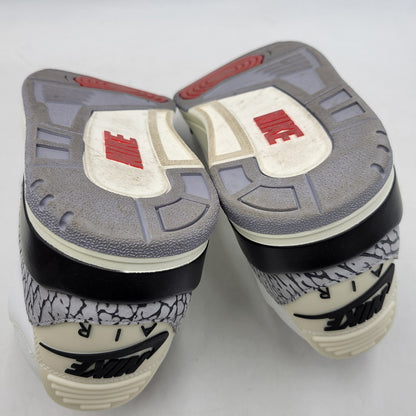 【中古品】【メンズ】 NIKE ナイキ AIR JORDAN 3 RETRO DN3707-100 エア ジョーダン 3 レトロ スニーカー シューズ 靴 160-260405-as-27-izu サイズ：30cm カラー：SUMMIT WHITE/FIRE RED-BLACK 万代Net店