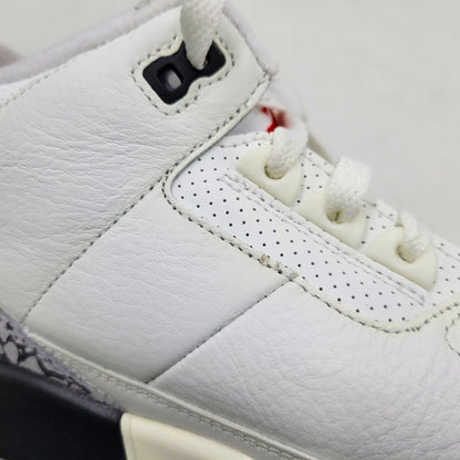 【中古品】【メンズ】 NIKE ナイキ AIR JORDAN 3 RETRO DN3707-100 エア ジョーダン 3 レトロ スニーカー シューズ 靴 160-260405-as-27-izu サイズ：30cm カラー：SUMMIT WHITE/FIRE RED-BLACK 万代Net店