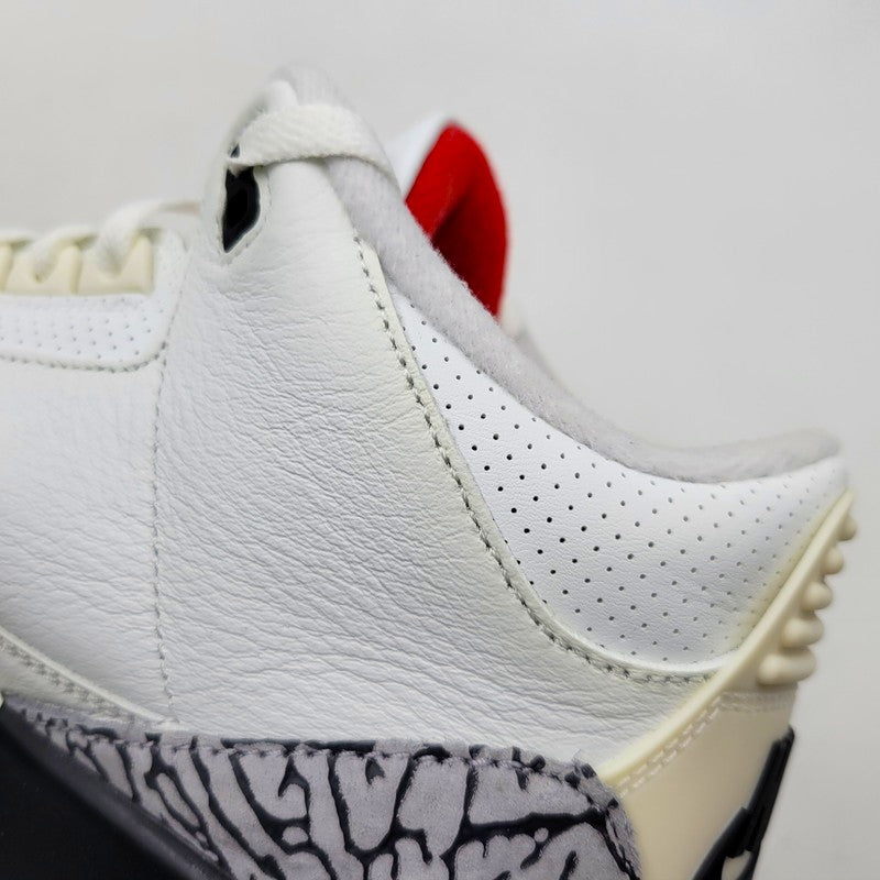 【中古品】【メンズ】 NIKE ナイキ AIR JORDAN 3 RETRO DN3707-100 エア ジョーダン 3 レトロ スニーカー シューズ 靴 160-260405-as-27-izu サイズ：30cm カラー：SUMMIT WHITE/FIRE RED-BLACK 万代Net店
