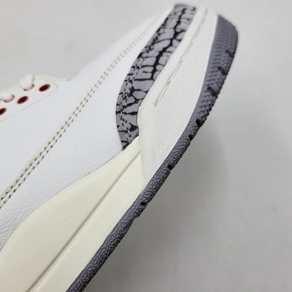【中古品】【メンズ】 NIKE ナイキ AIR JORDAN 3 RETRO DN3707-100 エア ジョーダン 3 レトロ スニーカー シューズ 靴 160-260405-as-27-izu サイズ：30cm カラー：SUMMIT WHITE/FIRE RED-BLACK 万代Net店
