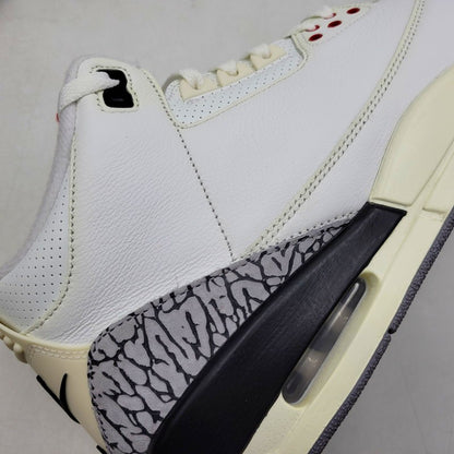 【中古品】【メンズ】 NIKE ナイキ AIR JORDAN 3 RETRO DN3707-100 エア ジョーダン 3 レトロ スニーカー シューズ 靴 160-260405-as-27-izu サイズ：30cm カラー：SUMMIT WHITE/FIRE RED-BLACK 万代Net店