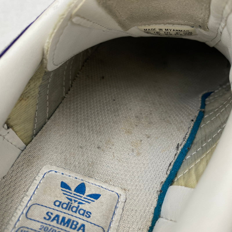 【現状渡し品】【メンズ】 adidas アディダス SAMBA OG DB3011 サンバ スニーカー シューズ 靴 161-260405-as-08-izu サイズ：26.5cm カラー：COLLEGE PURPLE/RUNNING WHITE/GREY ONE 万代Net店