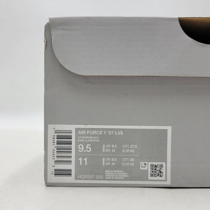 【中古品】【メンズ】 NIKE ナイキ AIR FORCE 1 '07 LV8 HQ2037-200 エアフォース スニーカー シューズ 靴 160-260405-as-21-izu サイズ：27.5cm カラー：LT KHAKI/BLACK 万代Net店