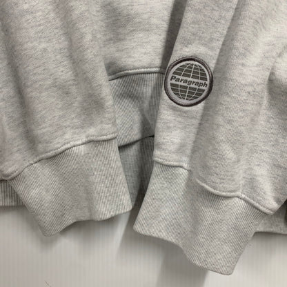 【中古品】【メンズ】 PARAGRAPH パラグラフ 21AW SQUARE LOGO HOODIE スクエア ロゴ フーディー トップス 長袖 142-260531-ya-14-izu サイズ：2 カラー：アッシュグレー 万代Net店