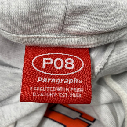 【中古品】【メンズ】 PARAGRAPH パラグラフ 21AW SQUARE LOGO HOODIE スクエア ロゴ フーディー トップス 長袖 142-260531-ya-14-izu サイズ：2 カラー：アッシュグレー 万代Net店