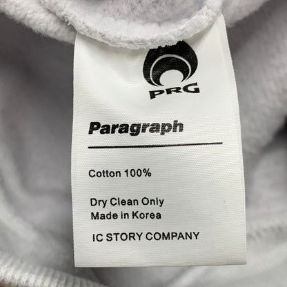 【中古品】【メンズ】 PARAGRAPH パラグラフ 21AW SQUARE LOGO HOODIE スクエア ロゴ フーディー トップス 長袖 142-260531-ya-14-izu サイズ：2 カラー：アッシュグレー 万代Net店