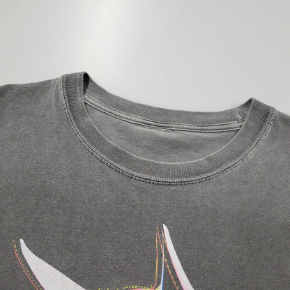 【中古品】【メンズ】 DON'T CARE ドントケアー GRAPHIC SS TEE グラフィック ショートスリーブ Tシャツ トップス 半袖 147-260405-kh-04-izu カラー：ブラック系 万代Net店