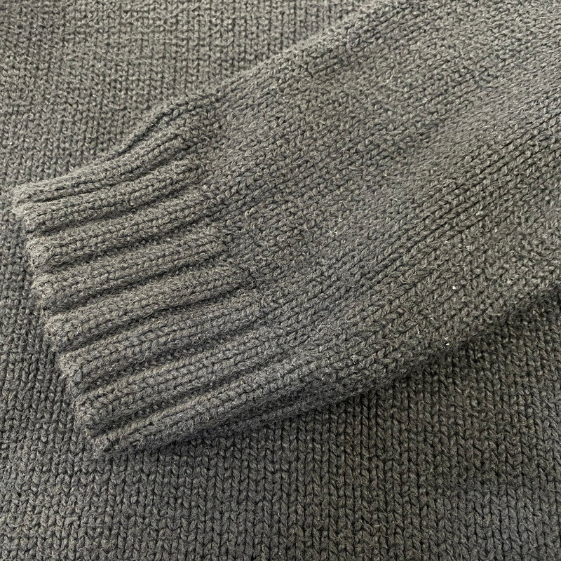 【中古品】【メンズ】 POLO by RALPH LAUREN ポロ バイ ラルフローレン 38807 HALF ZIP COTTON KNIT ハーフ ジップ コットン ニット トップス 長袖 147-260720-ya-07-izu サイズ：L カラー：ブラック 万代Net店